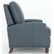 Melrose Santa Fe Ocean Leather Push Thru The Arms Recliner