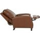 Melrose Colchester Bitters Leather Push Thru The Arms Recliner with Nailhead Trim