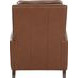 Melrose Colchester Bitters Leather Push Thru The Arms Recliner with Nailhead Trim