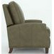 Melrose Oasis Olive Leather Push Thru The Arms Recliner