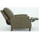 Melrose Oasis Olive Leather Push Thru The Arms Recliner