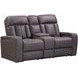 Equinox Mercury 74" Power Reclining Console Loveseat With Power Headrest