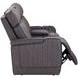 Equinox Mercury 74" Power Reclining Console Loveseat With Power Headrest