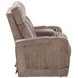 Equinox Mushroom Power Reclining Console Loveseat With Power Headrest