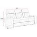 Equinox Mercury 86" Power Reclining Sofa With Drop Down Table
