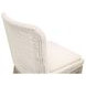 Woven Outdoor Shell Performance Fabric Upholstered Mesh Counter Height Stool