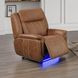 Kyra Saddle Zero Gravity Auto Glider Power Headrest Recliner with Heat Massage and Footrest