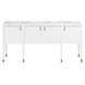 Eave Uplifting White 1 Drawer Sideboard with Stone Top