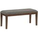 Quinn Brown 42.25" Upholstered Bench