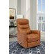 Gemini Butterscotch Manual Swivel Glider Recliner