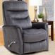 Gemini Capri Charcoal Swivel Glider Recliner