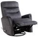 Gemini Capri Charcoal Swivel Glider Recliner