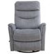 Gemini Capri Silver Swivel Glider Recliner