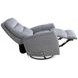 Gemini Capri Silver Swivel Glider Recliner
