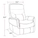 Gemini Flint Swivel Glider Recliner