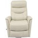 Gemini Ivory Manual Swivel Glider Recliner