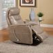 Gemini Linen Performance Fabric Swivel Glider Recliner