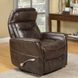 Gemini Truffle Performance Fabric Swivel Glider Recliner