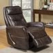 Gemini Truffle Performance Fabric Swivel Glider Recliner