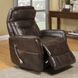 Gemini Truffle Performance Fabric Swivel Glider Recliner