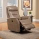 Gemini Linen Anywhere Performance Fabric Swivel Power Recliner
