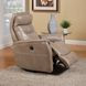 Gemini Linen Anywhere Performance Fabric Swivel Power Recliner