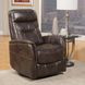 Gemini Truffle Performance Fabric Swivel Power Recliner