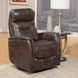 Gemini Truffle Performance Fabric Swivel Power Recliner
