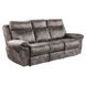 Nashville Gray 88" Manual Reclining Living Room Set