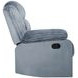 Willow Gray 75" Console Loveseat with Dual Recliner