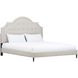 Zest Beige and Black Upholstered Panel Bedroom Set