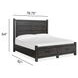 Foxrun Hollow Ravenwood Black California King Storage Panel Bed