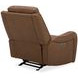 Haywood Butternut Leather Glider Power Recliner with USB Charging