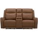 Haywood Butternut Power Reclining Console Loveseat With Power Headrest