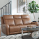 Hawthorne Butternut Power Reclining Sofa with Power Headrest