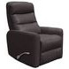 Hercules Chocolate Swivel Glider Recliner with Articulating Headrest