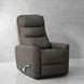 Hercules Haze Swivel Glider Recliner with Articulating Headrest