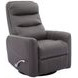 Hercules Haze Swivel Glider Recliner with Articulating Headrest