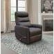 Hercules Haze Swivel Glider Recliner with Articulating Headrest