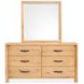 Highridge Honey Wheat 6 Drawer Dresser