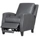 Hunter Echo Grey Leather Power Recliner