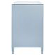 Michelle Textured Light Blue Linen 4 Drawer Chest