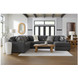 Midnight Madness Gunmetal 4 Piece Chaise Sectional