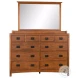 Mission Hill Harvest Dresser with Mirror
