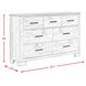 Adam Two Tone Gray 7 Drawer Dresser