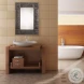 W-00410 Heavily Antiqued Rust Gray Wash Mirror