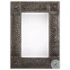 W-00410 Heavily Antiqued Rust Gray Wash Mirror