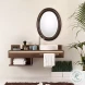 W-00425 Dark Bronze Mirror With Antique Gold Undertones