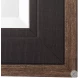 Staveley Rustic Black and Aged Bronze Mirror
