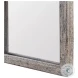 W00442 Antique Rustic Gray Mirror